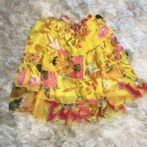 Vibrant Stretchy Tiered FUN Skirt! 💗